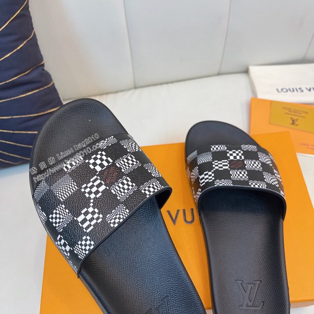 LV專櫃經典款涼拖鞋 高版本LOUIS VUITON路易威登最新款拖鞋情侶款 dx2703